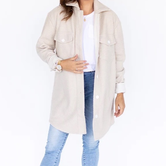 Jackson Rowe Jackets & Blazers - Jillian Harris x Jackson Rowe Shacket - Size S